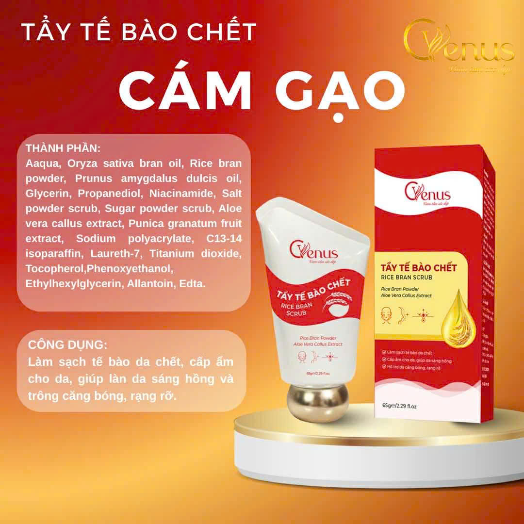 Tẩy Tế Bào Chết Cám Gạo